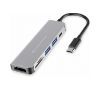 Foto de Docking CONCEPTRONIC 6 en 1 USB-C Aluminio (DONN02G)