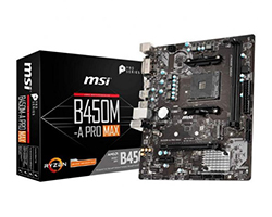 911-7C52-002 - Placa base MSI B450M-A PRO MAX placa  Zcalo AM4 Micro ATX AMD 
