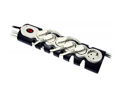 9914401 - Regleta FELLOWES 6Tomas Botn/Organiza Cables (9914401)