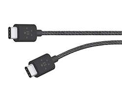 F2CU041BT06-BLK - Cable BELKIN USB-C a USB-C Negro (F2CU041BT06-BLK)