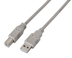 A101-0003 - Cable AISENS USB2.0 Impresora A/M-B/M 3m Beige (A101-0003)