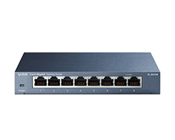 TL-SG108S - Switch TP-Link 8p 10/100/1000 L2 Negro (TL-SG108S)