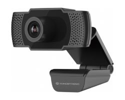 AMDIS01B - WebCam CONCEPTRONIC 2mp FHD 90� Autofocus Micr�fono Incorporado USB 2.0 Cable 1.5m Negra (AMDIS01B)