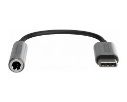 CN-395 - Adaptador Sitecom USB-C/M a Audio 3.5mm/H Gris (CN-395)