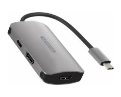 CN-398 - Adaptador Sitecom USB-C a 2x HDMI/USB-C PD 100W Aluminio/Negro (CN-398)