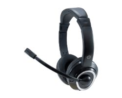 POLONA01B - Auriculares+Micr�fono CONCEPTRONIC Circumaurales Binaurales USB-A Cable 2m Negros (POLONA01B)
