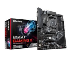 GAB55GMX2-00-G - Placa base GIGABYTE B550 GAMING X V2: (AM4) 4DDR4 SATA3 PCIe M.2 USB 2.0 USB-A 3.0/3.1 DVI-D HDMI PS/2 RJ45 ATX 7.1 Gigabit Ethernet
