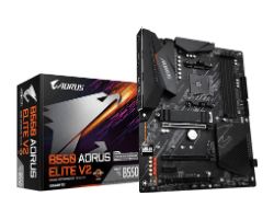 GMB55AEL2-00-G - Placa base GIGABYTE B550 AORUS ELITE V2: AM4 4DDR4 SATA3 PCIe M.2 USB 2.0 USB-A 3-0/3.1 DP RJ45 ATX 7.1 Gigabit Ethernet LAN
