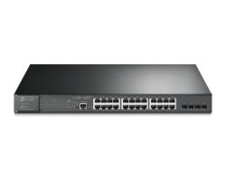 SG3428MP - Switch TP-Link 24xRJ45 GbE 4xSFP Gestionado PoE+ 384W Rack 1U Negro (TL-SG3428MP)