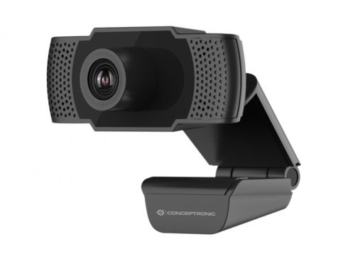 AMDIS01B - WebCam CONCEPTRONIC 2mp FHD 90� Autofocus Micr�fono Incorporado USB 2.0 Cable 1.5m Negra (AMDIS01B)