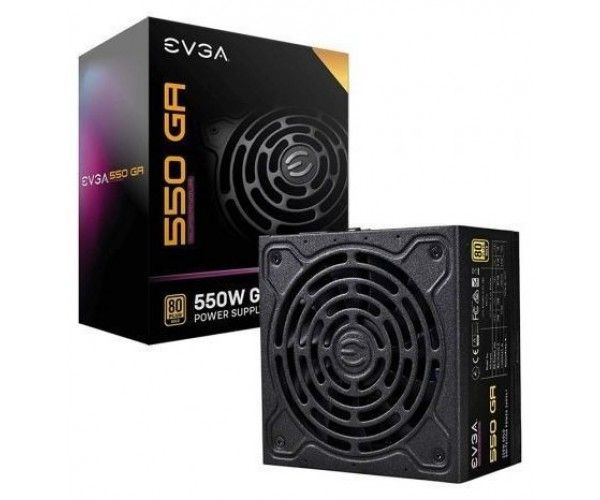220-GA-0550-X2 - Fuente EVGA Supernova ATX 550W 90% 135mm 24-pin ATX Molex SATA EPS PCIe 80 Plus Gold Negra (220-GA-0550-X2)
