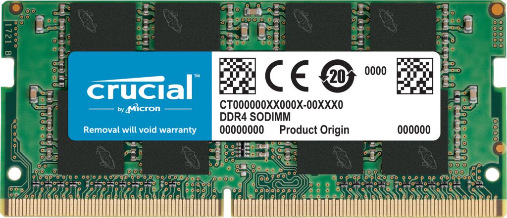 CT16G4SFRA266 - Mdulo CRUCIAL DDR4 16Gb 2666Mhz SODIMM 1.2V (CT16G4SFRA266)