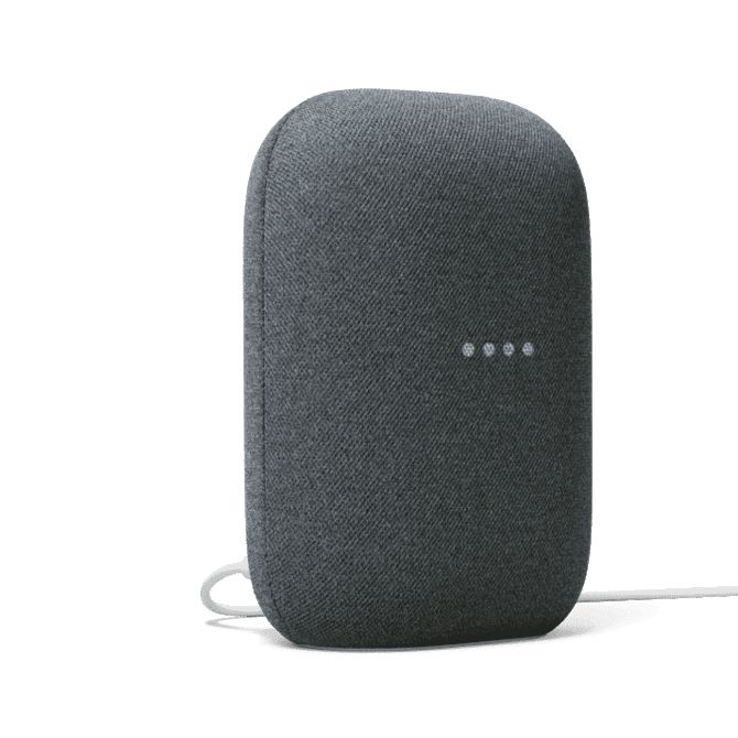 GA01586-ES - Altavoz Inteligente Google Nest Audio WiFi Bluetooth 5.0 Chromecast 3 Micrfonos Carbn (GA01586-ES)