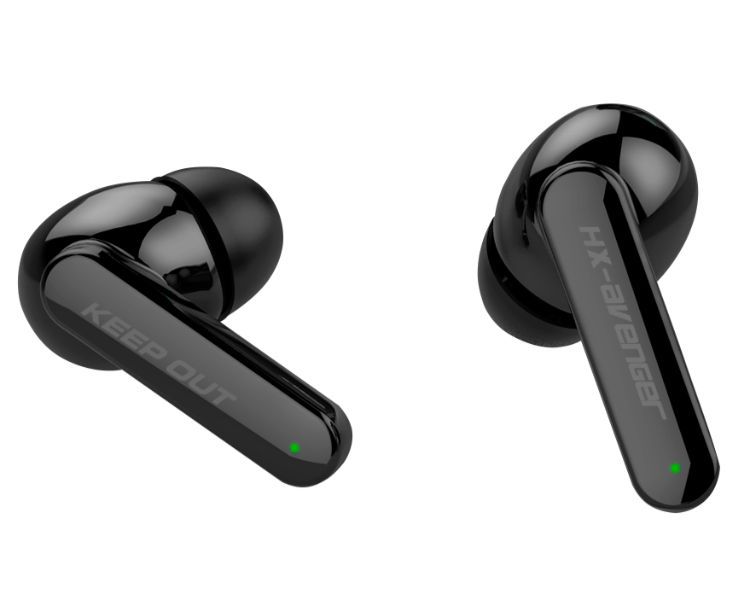 HX-AVENGER - Auriculares Gaming KeepOut In-Ear Binaurales Micrfono Integrado Bluetooth 5.0 Negros (HX-AVENGER)