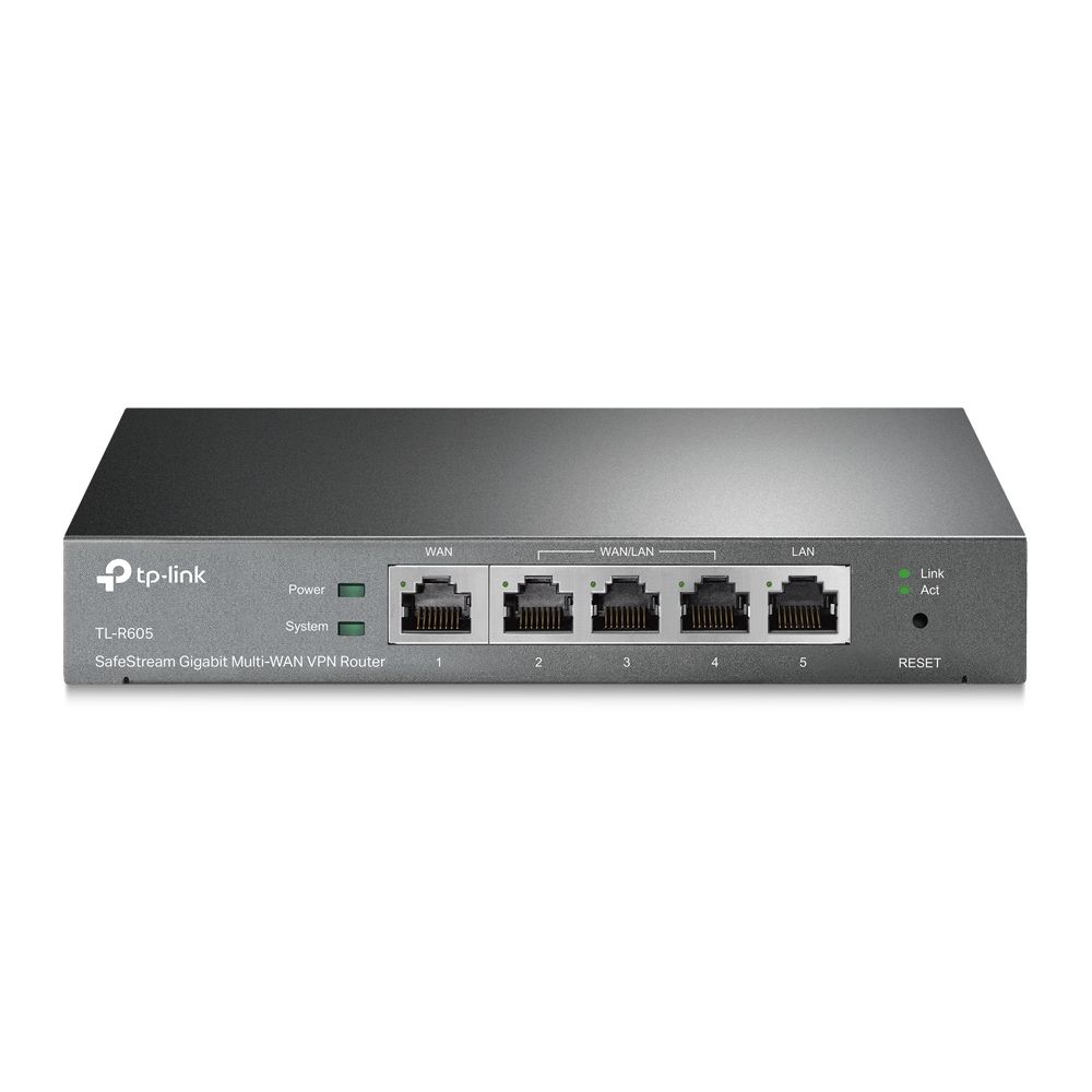 ER605 - Router TP-Link VPN Omada 5xRJ45 1xUSB 2.0 Multi-Wan Negro (ER605)