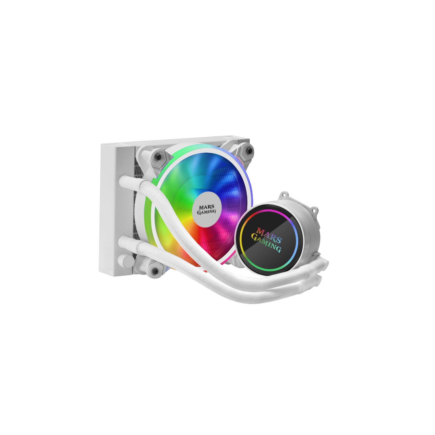 ML120W - Refrigeracin Lquida Mars Gaming RGB-A Blanco (ML120W)
