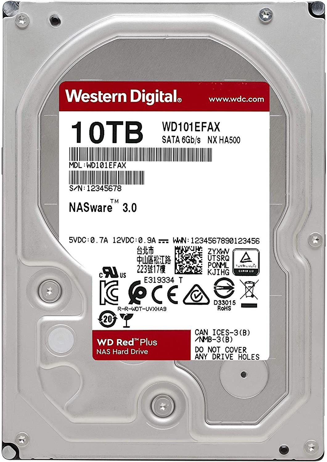 WD101EFAX - Disco WD Red 10Tb 3.5