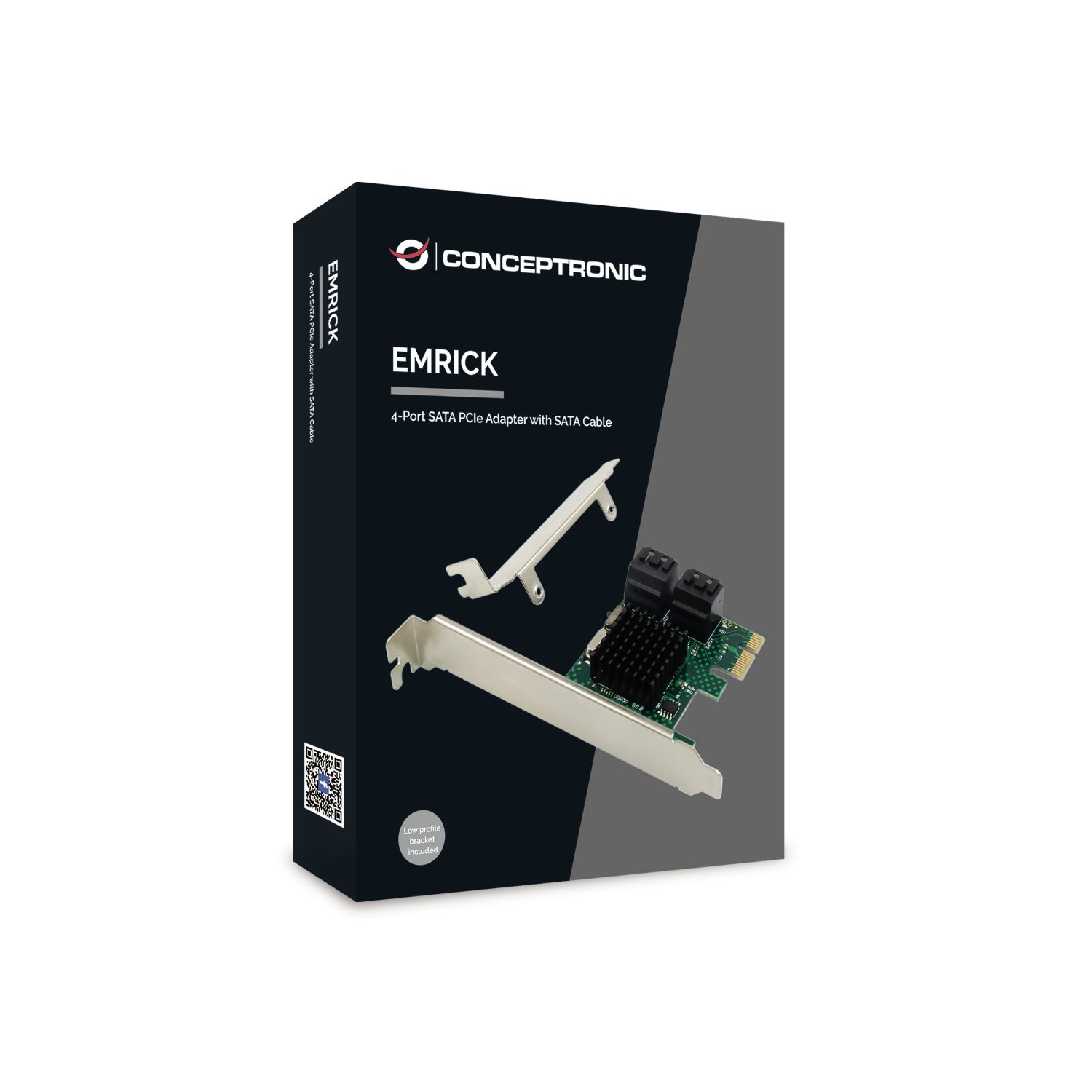 EMRICK03G - Controladora CONCEPTRONIC PCIe 4P SATA3 (EMRICK03G)
