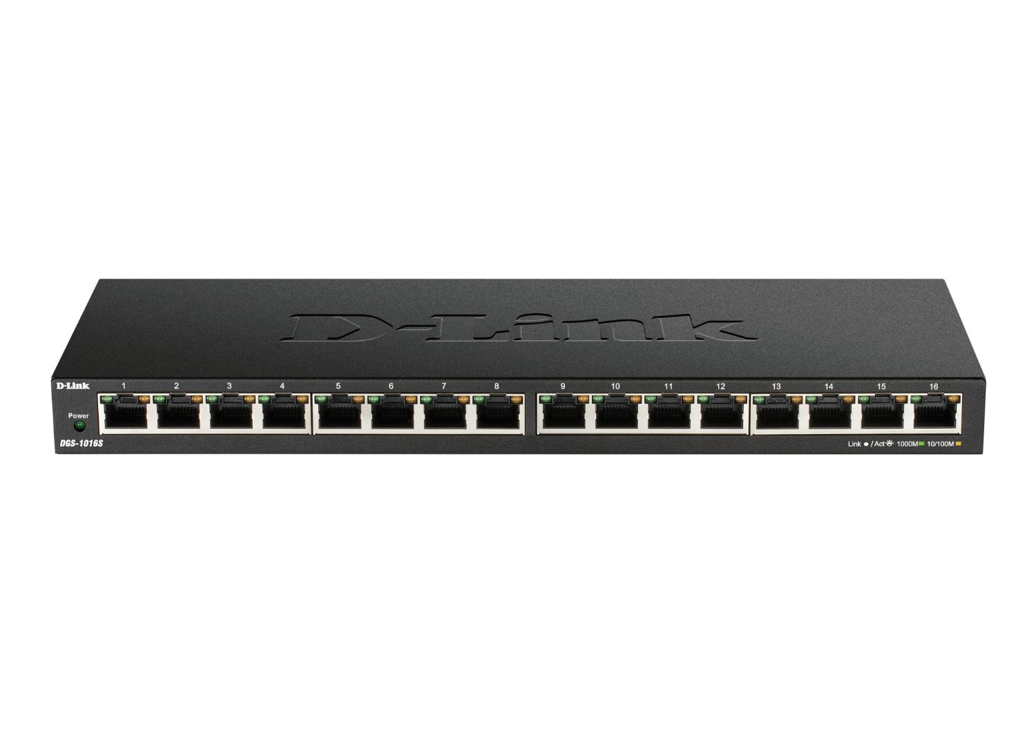 DGS-1016S - Switch D-Link 16p 10/100/1000 Negro (DGS-1016S)