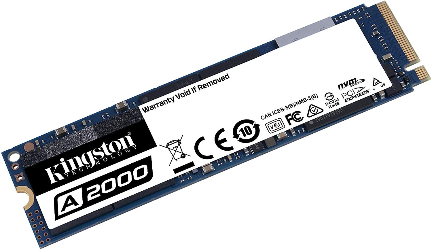 SA2000M8/1000G - SSD Kingston A2000 1Tb M2 22800 NVMe (SA2000M8/1TB)