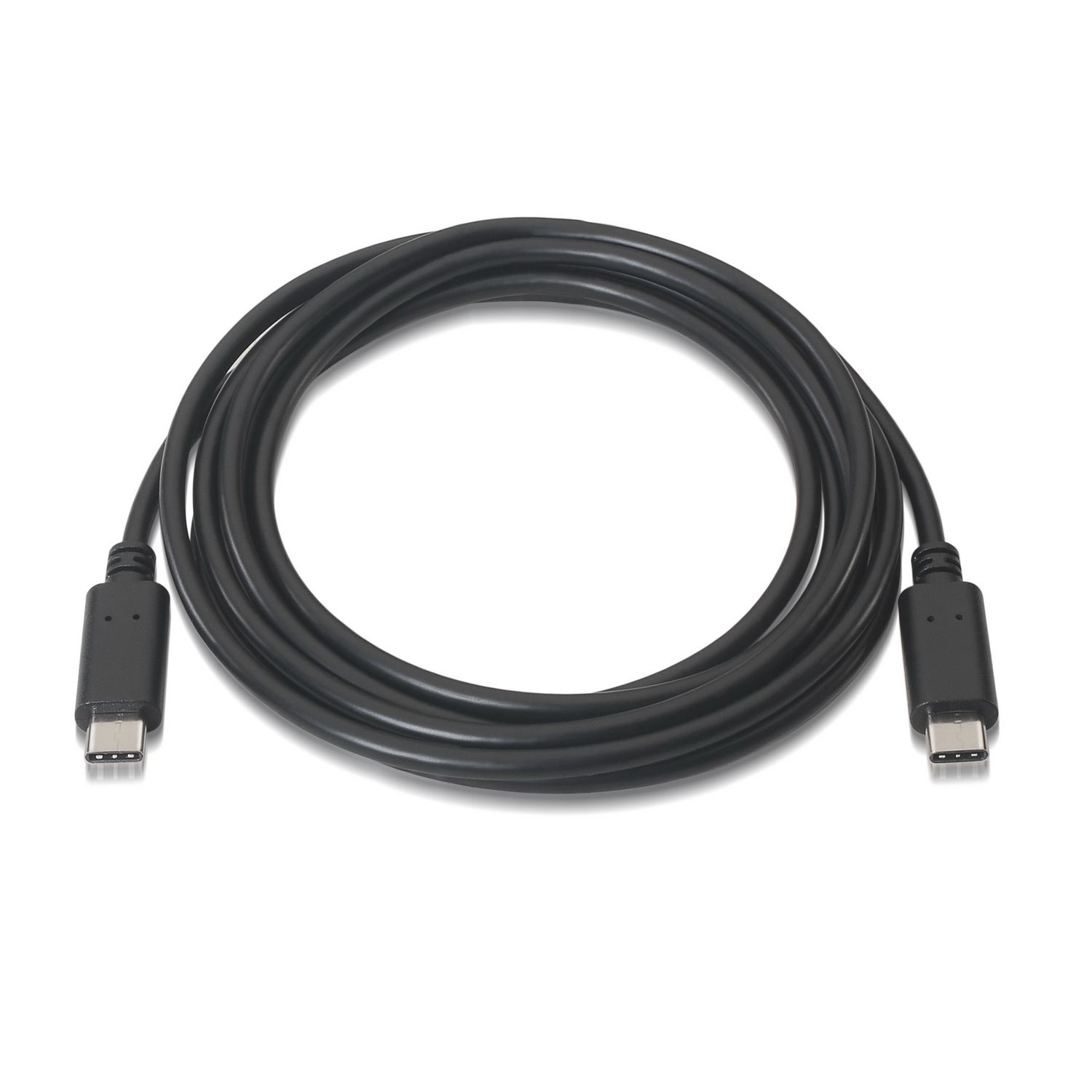 A107-0055 - Cable AISENS USB-C/M-USB-C/M 0.5m Negro (A107-0055)