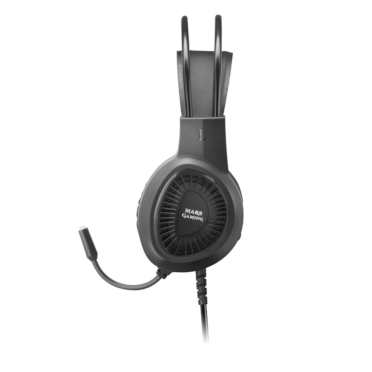 MH120 - Auriculares+Micrfono Mars Gaming Circumaurales Binaurales 3.5mm Cable 1.8m Negros (MH120)