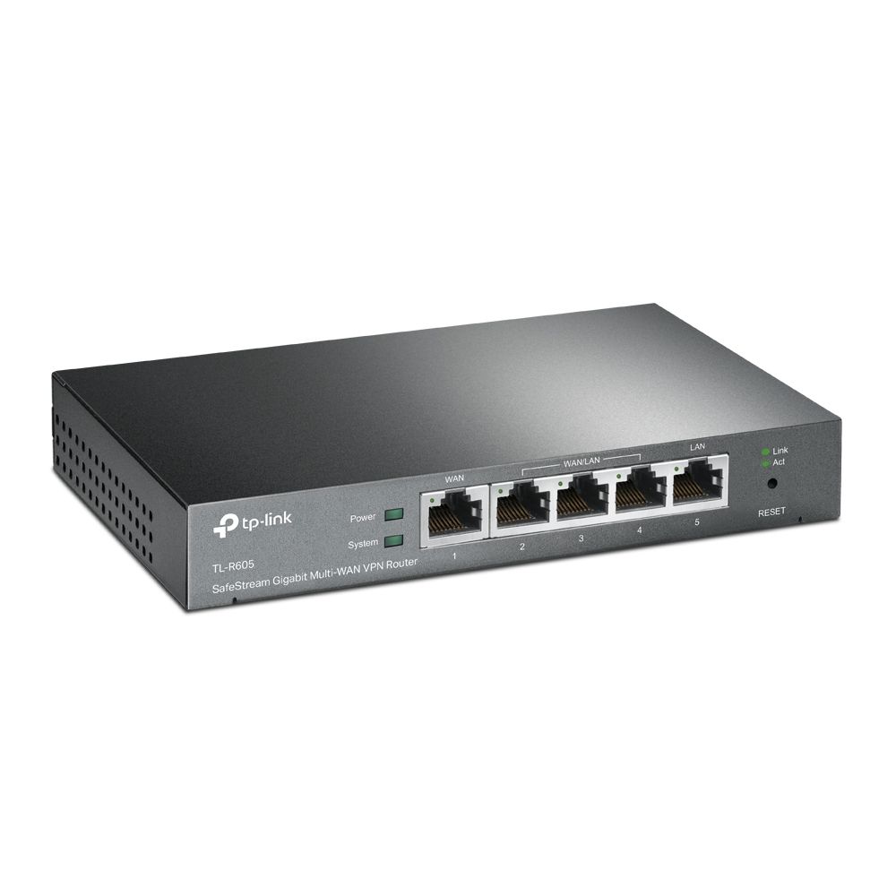 ER605 - Router TP-Link VPN Omada 5xRJ45 1xUSB 2.0 Multi-Wan Negro (ER605)