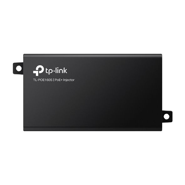 POE160S - Inyector TP-Link 2xRJ45 10/100/1000 PoE Negro (TL-POE160S)