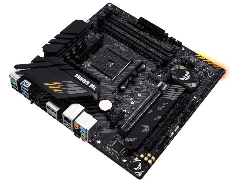 90MB14A0-M0EAY0 - Placa base ASUS TUF GAMING B550M-PLUS: (AM4) 4DDR4 SATA3 M.2 USB 2.0 USB-A 3.0 USB-C 3.1 HDMI DP RJ45 PS/2 mATX Ethernet