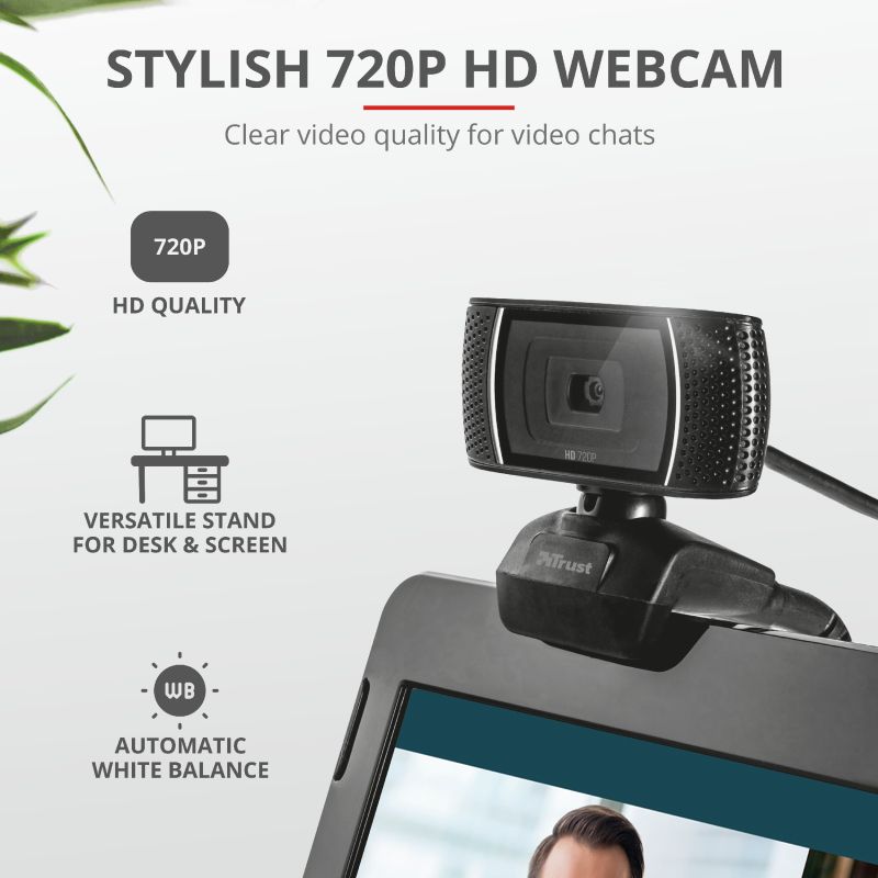 TRUPACK24036 - Pack Webcam TRUST   Auriculares 720P (24036)