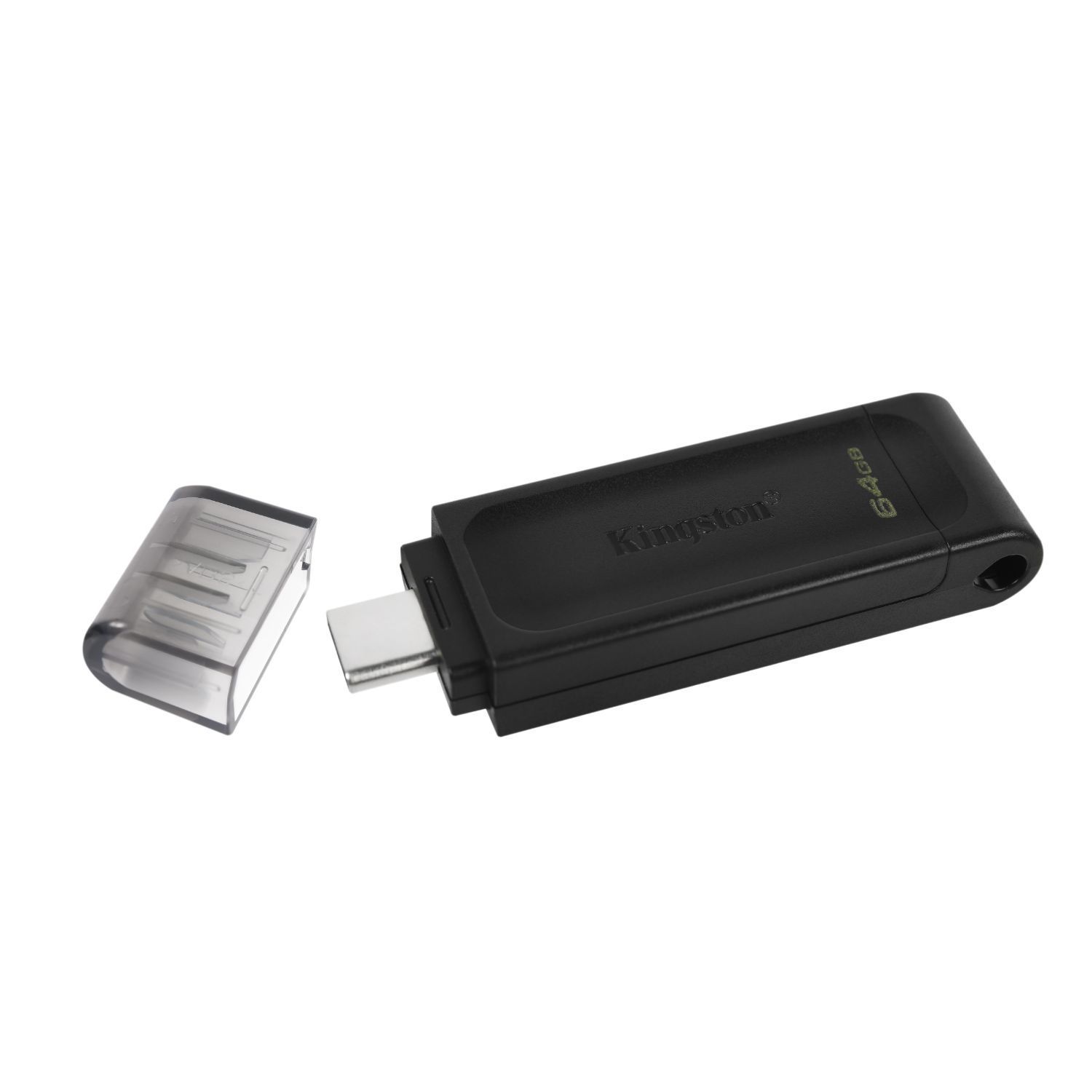 DT70/64GB - Pendrive Kingston Data Traveler DT70 64Gb USB-C 3.0 Tapa Negro (DT70/64GB)