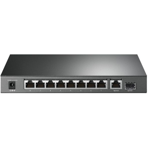 TL-SG1210P - Switch TP-Link 9xRJ45 GbE 1xSFP PoE 63W Gris (TL-SG1210P)
