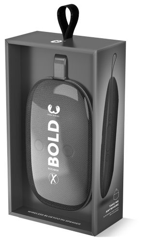 1RB6600SG - Altavoz Monofnico Porttil Fresh N Rebel ROCKBOX BOLD X 1.0 3.5mm Bluetooth 4.2 mUSB Micrfono Waterproof IPX7 Negro (1RB6600SG)
