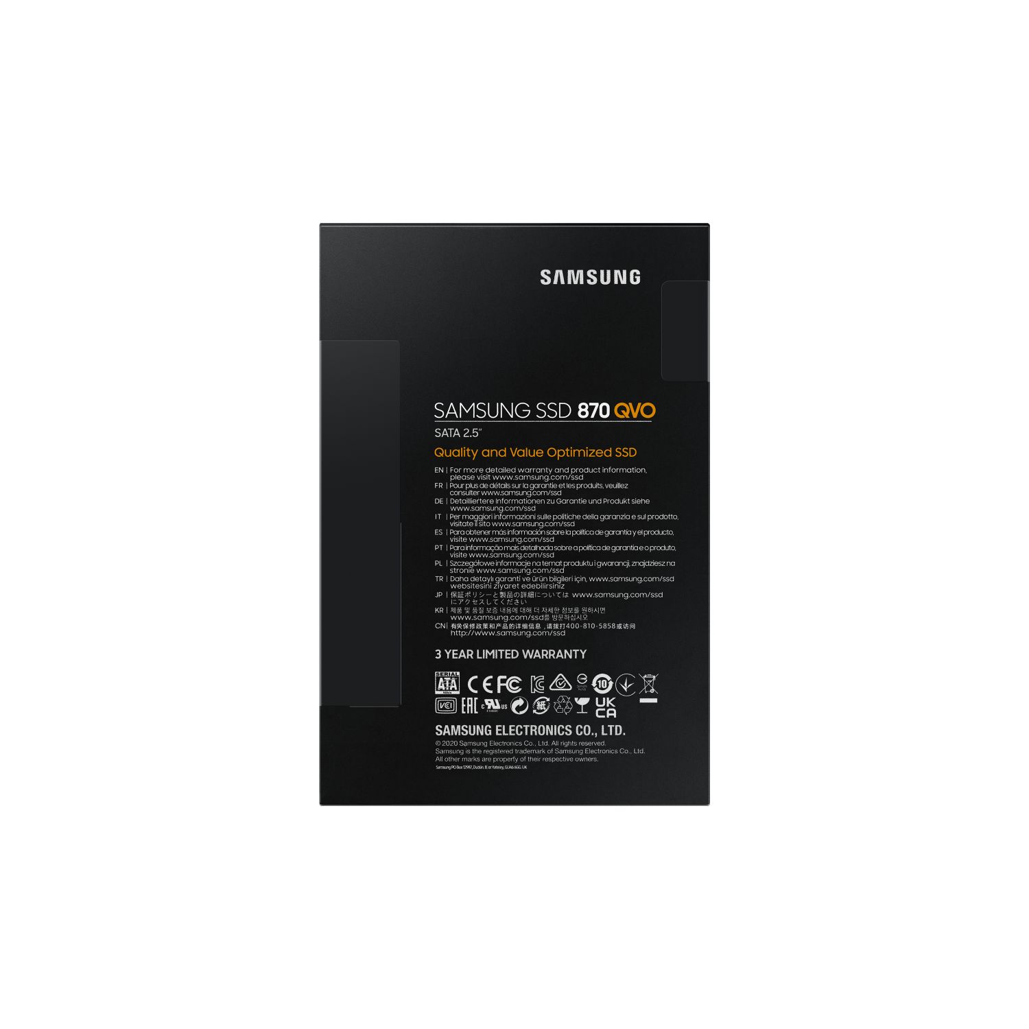 MZ-77Q4T0BW - SSD Samsung 870 QVO 2.5