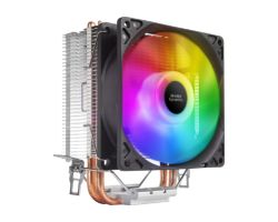 MCPUARGB - Ventilador CPU Mars Gaming Multisocket 90mm 130W RGB Chroma Negro (MCPUARGB)