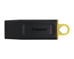DTX/128GB - Pendrive Kingston Exodia 128Gb USB-A 3.0 Tapa Llavero Negro (DTX/128GB)