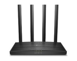Archer C6 - Router TP-Link AC1200 WiFi 5 DualBand 5xRJ45 Ethernet LAN/WAN 4 Antenas Externas Negro V3.2 (Archer C6)