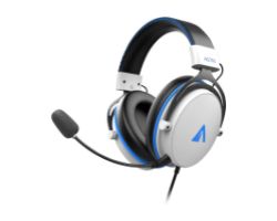 AB854002 - Auriculares+Micrfono Gaming ABYSM AG700 Pro 7.1 Supra-Aurales Binaurales 3.5mm Cable 1.2m Blanco/Azul (AB854002)
