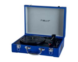 NVR-804VBUE AZUL - Tocadiscos NEVIR Usb Bluetooth Azul (NVR-804VBUE AZUL)