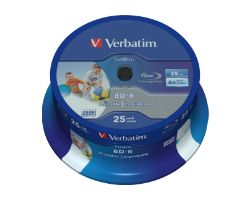 43811 - Blue-Ray BD-R VERBATIM Imprimible 25unidades (43811)
