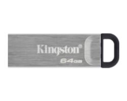 DTKN/64GB - Pendrive Kingston DataTraveler Kyson Metal 64Gb USB-A 3.0 Lectura 200 Mb/s Llavero Plata (DTKN/64GB)