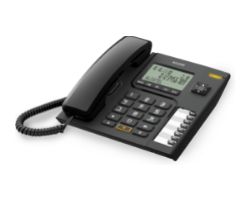 ATL1413755 - Telfono Fijo Alcatel T76 Compacto DECT Pantalla RJ11 Identificador de llamadas Pantalla Altavoz Escritorio/Pared Negro (ATL1413755)