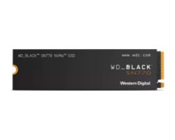 WDS100T3X0E - SSD WD Black SN770 1Tb M.2 PCIe 4.0 Lectura 5150 Mb/s Escritura 4900 Mb/s PC/Notebook (WDS100T3X0E)