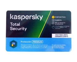 KL1949SOAFS-21 - Antivirus Kaspersky Total Security ATTACH 1U 1ao (KL1949SOAFS-21)