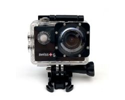 SWI400033 - Sportcam SWISS GO Alpha LCD 2.0 LPTS 120 FHD 1080p mSD WiFi Sumergible 30m Accesorios Negra (SWI400033)