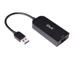 CAC-1420 - Adaptador Club 3D USB-A/M a RJ45/H Negro (CAC-1420)