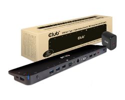 CSV-1564W65 - DockStation Club3D HDMI/DP/VGA (CSV-1564W65)