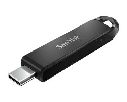 SDCZ460-128G-G46 - Pendrive SANDISK Flash Drive 128Gb USB-C 3.0 Lectura 150 Mb/s Negro (SDCZ460-128G-G46)