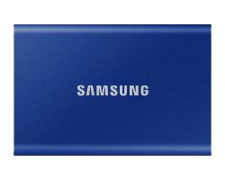 MU-PC2T0H/WW - Disco SSD Samsung T7 2Tb NVMe USB-C 3.1 Lectura 1050 Mb/s Escritura 1000 Mb/s Azul Indigo (MU-PC2T0H/WW)