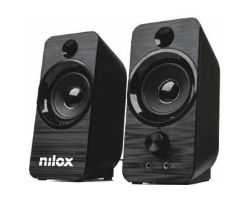 NXAPC02 - Altavoces NILOX 2.0 6W USB Negros (NXAPC02)